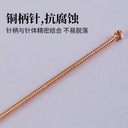 达愈出口美国加拿大巴西铝箔纸独立包装一次性无菌针灸针100/盒