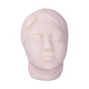 硅胶面部针灸练习模型中医面部穴位脸部扎针微整形练习3D版假人头