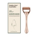 A-CYBERTCM Metal multi-functional ear point probe pen Beauty rolling needle (rose gold)